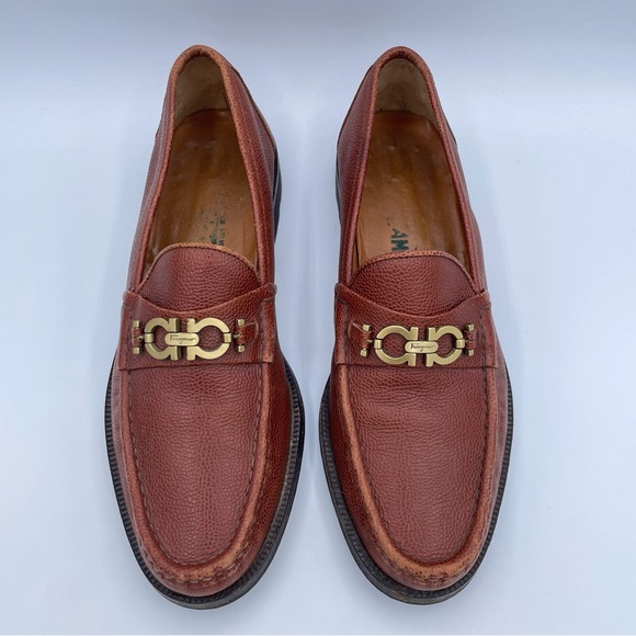 Salvatore Ferragamo Loafers 10 Brown - Picture 14 of 16